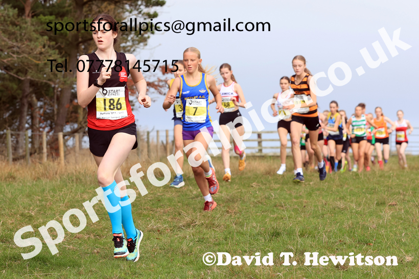 Girls Under-15s 2025 Start Fitness NEHL, Druridge Bay, Northumberland. Photo: David T. Hewitson/Sports for All Pics